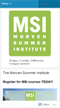 Mobile Screenshot of morvensummerinstitute.com